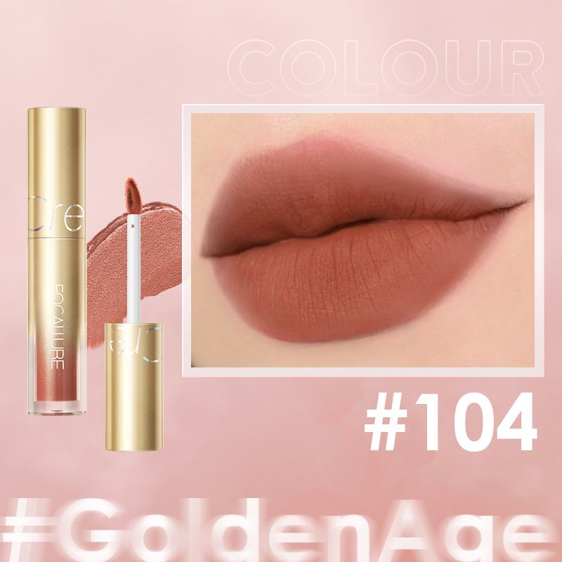 Focallure #GoldenAge Liquid Matte Lipstik Fast Dry Tahan air
