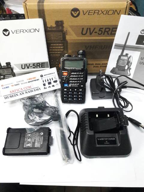 HT DUALBAND VERXION UV 5RE MURAH / HT VERXION UV 5RE DUALBAND GARANSI RESMI