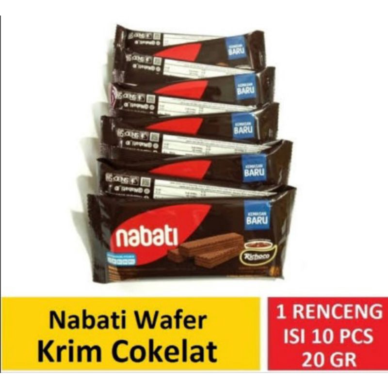 

Nabati wafer krim coklat