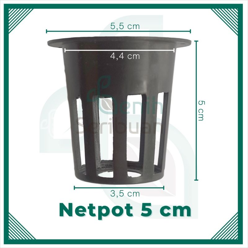 Netpot Hidroponik 5cm Hitam Netpot Hidroponik jaring 5 cm - Netpot Bagus - Netpot Murah