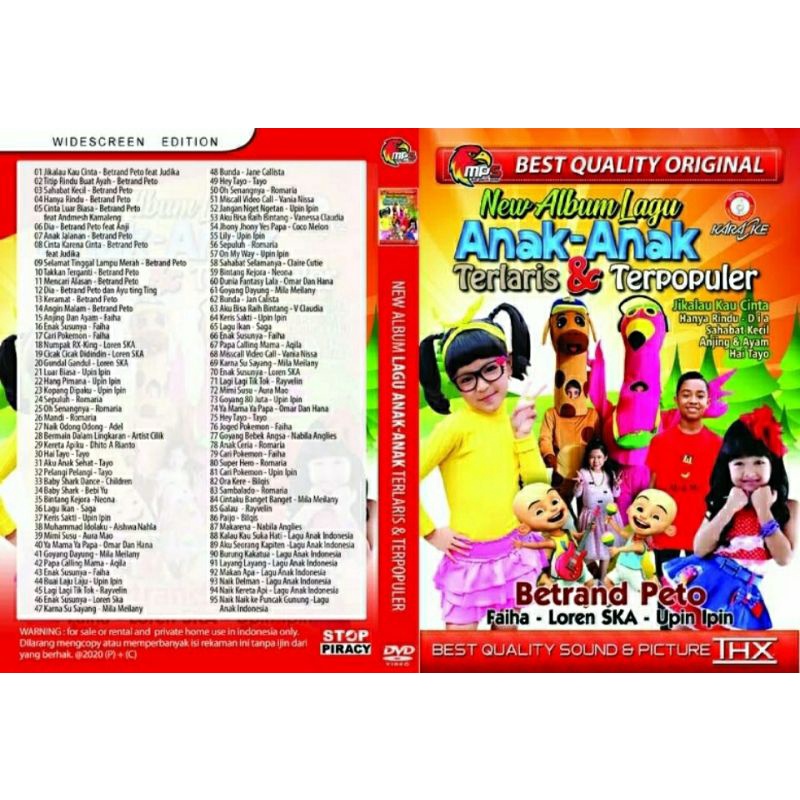 KASET LAGU ANAK MP5 NEW ALBUM ANAK ANAK TERLARIS TERPOPULER TERLARIS & TERPOPULER BETRAND PETO
