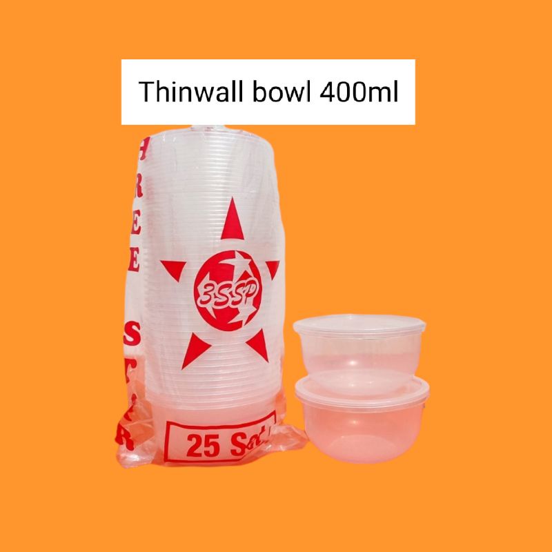 Thinwall bowl 400ml bening Thinwall 400ml