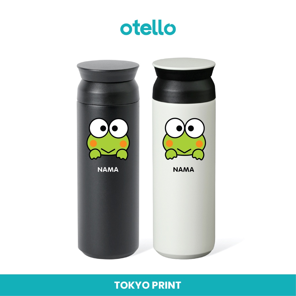 Custom Tumbler Keroppi Botol Minum Termos Stainless Print UV Tambler Kustom Vacuum Flask Thumbler Souvenir Anak