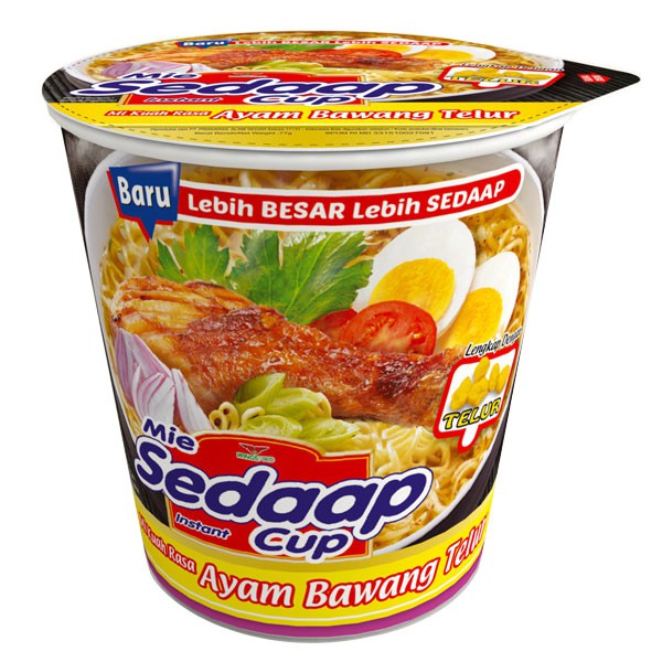 

Sedaap Mie Ayam Bawang Telor Cup 77G