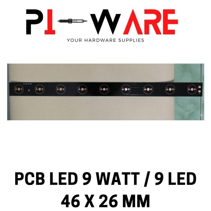 PCB Aluminium 9W 46cm High Power LED HPL 9 x 1w 3watt DIY Aquascape