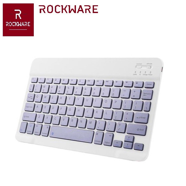 AKN88 - ROCKWARE CS030 Keyboard Bluetooth Mini Colorful 10 inch