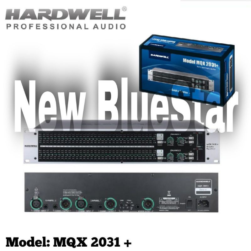 Equaliser Hardwell MQX 2031 + Original Equalizer Hardwell MQX-2031 Plus