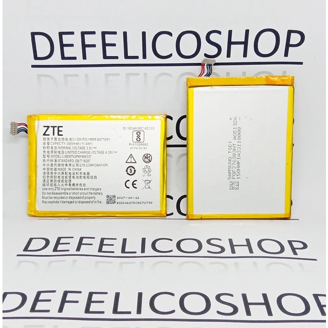 Baterai untuk ZTE Nubia N1 Lite NX597J - Blade X9 A711 Pisau S6 Lux Q7 C G719C N939St - V5 Pro N939 