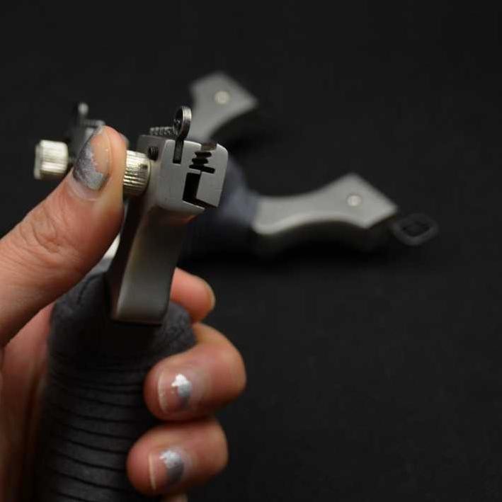 ➳ Ketapel Metal Slingshot Hunting Catapult - Piaoyu ➴