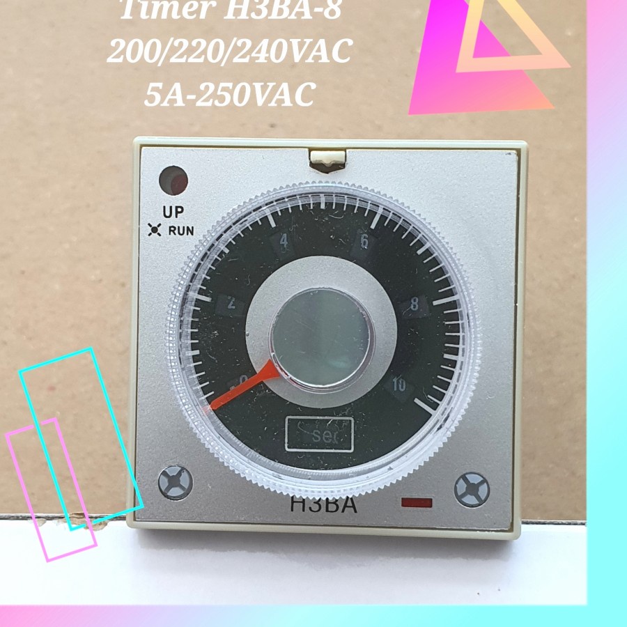 Timer Relay Oven H3BA-8 200/220/240VAC - Timer Oven H3BA-8 200/220/240VAC