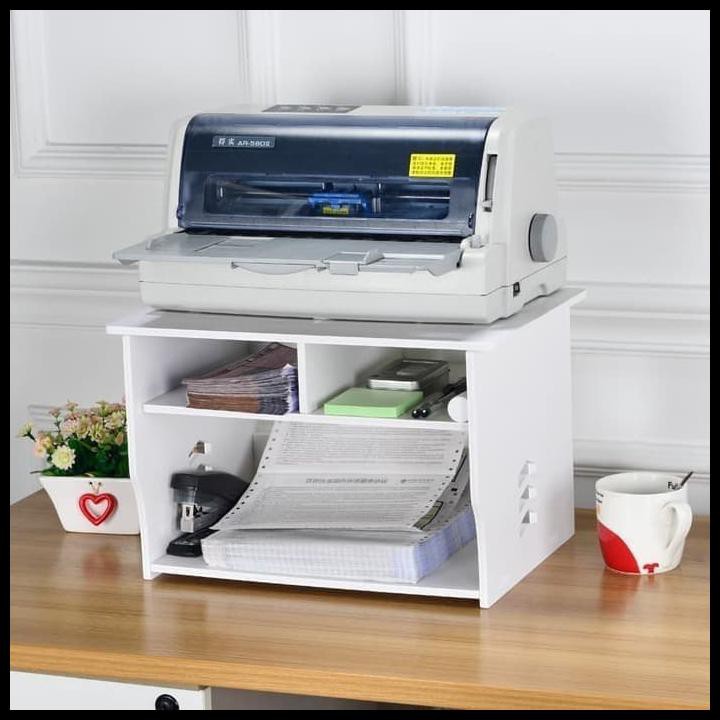Baru Rak Multifungsi Rak Buku Meja Laptop Printer Storage Laci Serbaguna