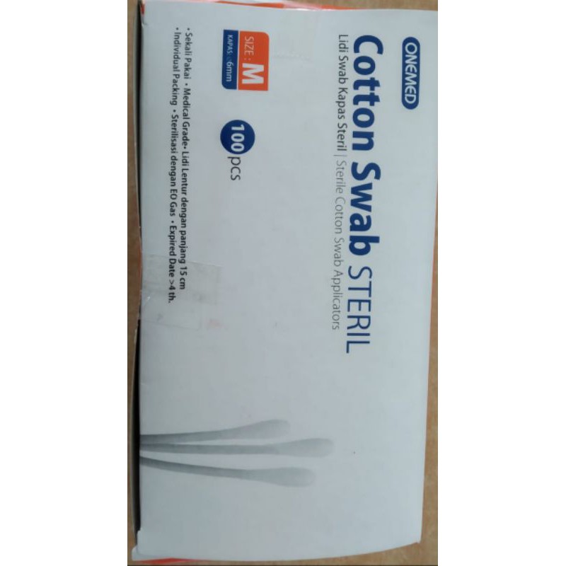 cotton swab steril