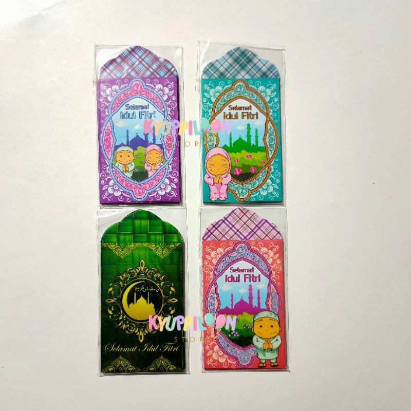 

Amplop Idul Fitri Kecil Isi 8 / Angpao Lebaran