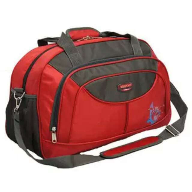 Real polo travel bag - duffle bag - Tas pakaian multi fungsi (Tas jinjing Dan Tas Selempang) 6301