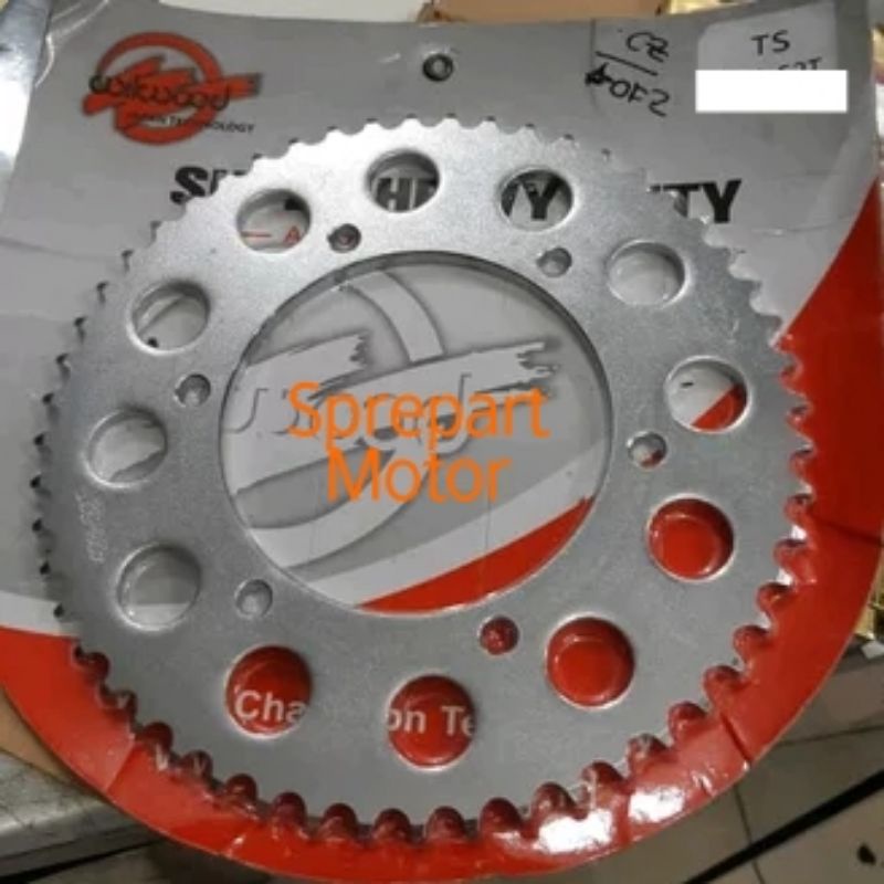 Gir Ger Gear Belakang Suzuki TS 125 TS125 New 428 54 60T