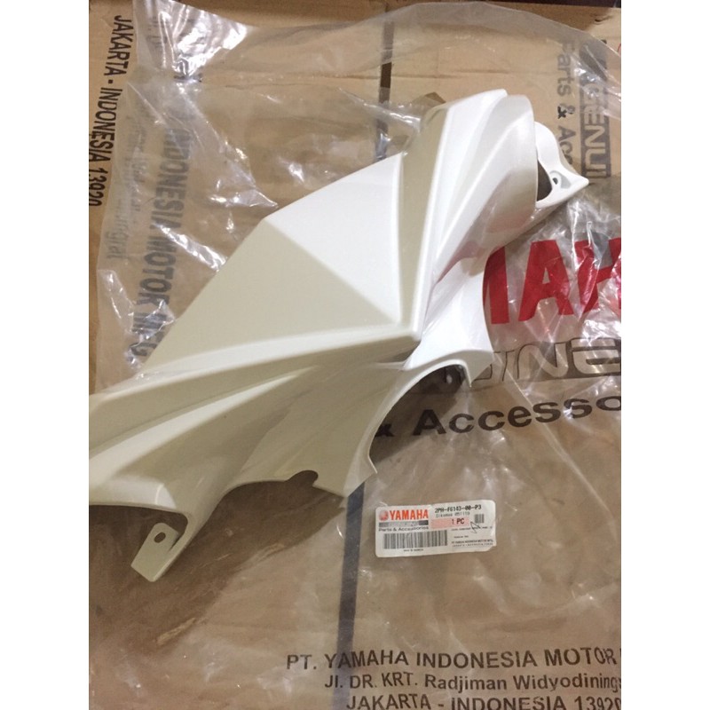 cover batok depan mio m3 putih original yamaha