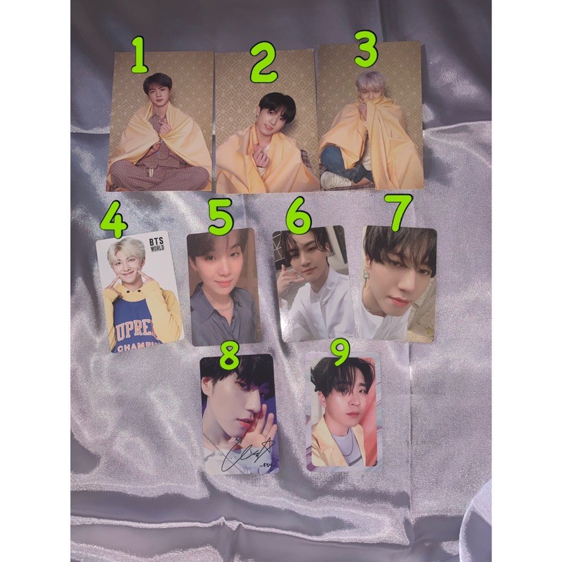 Photocard Official BTS , GOT7
