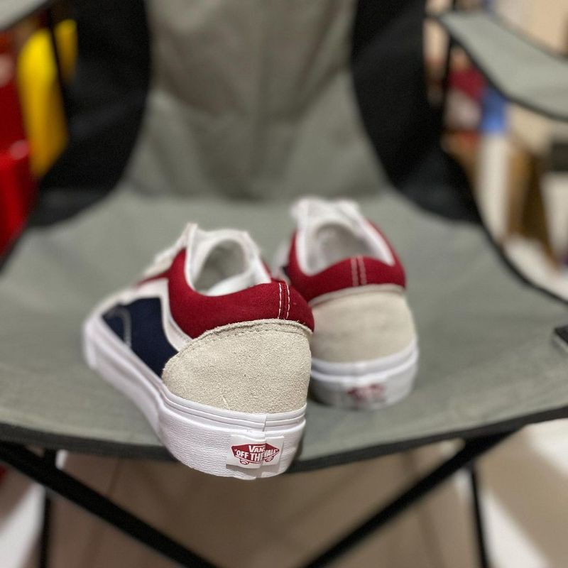 VANS ORIGINAL OLD SKOOL RERTO BLOCK RED/WHITE/BLUE( PEPSI )