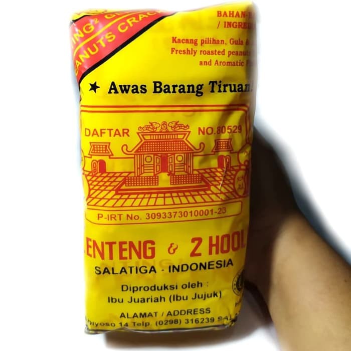 

makanan khas salatiga ENTING ENTING Gepuk snack kacang gula merah 700g