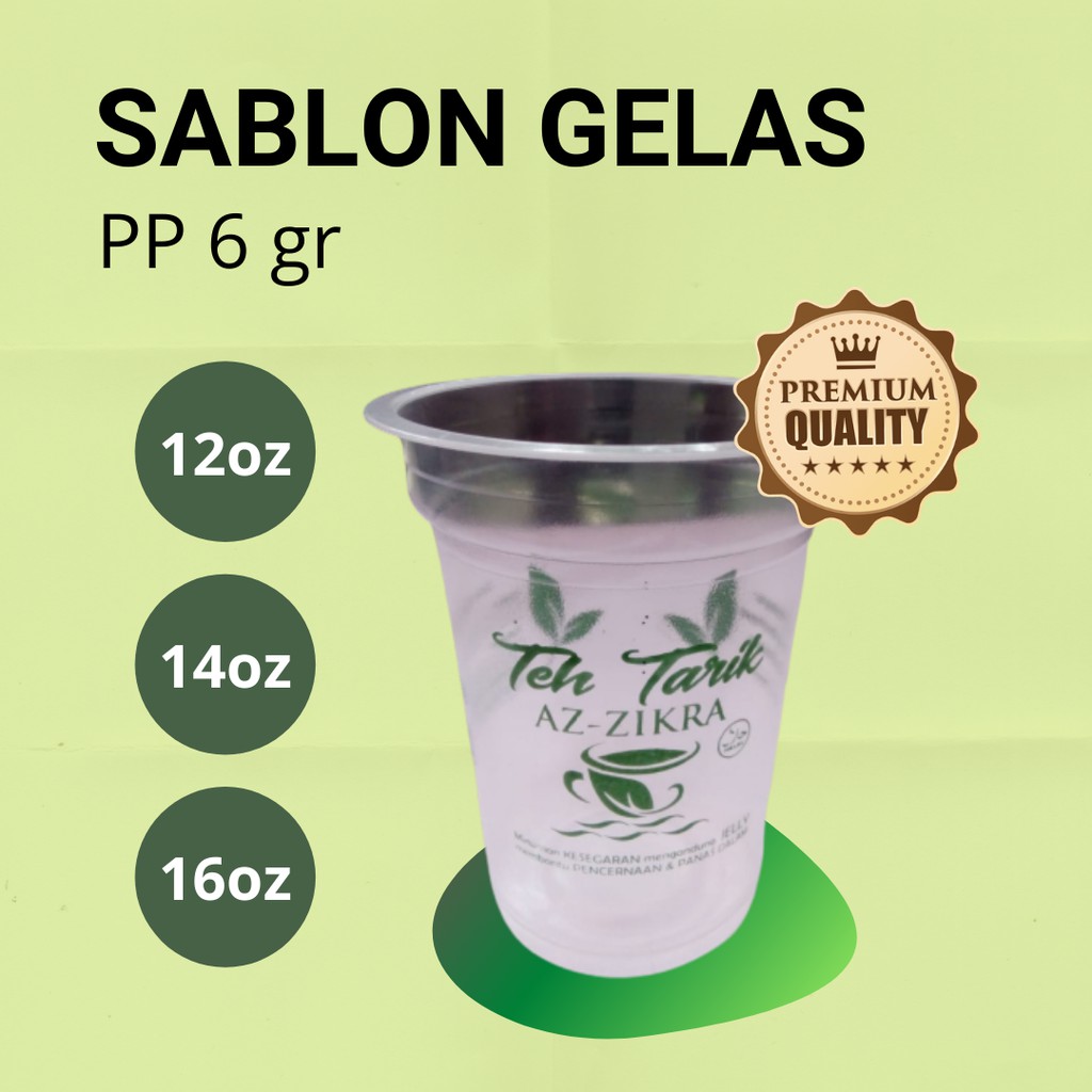 

GELAS PLASTIK SABLON BENING CUP PLASTIK BENING PP 6GR 12OZ, 14OZ, 16OZ MIN. 2000 PCS