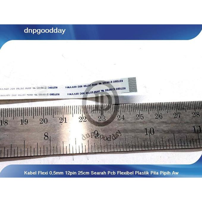 

Kabel Flexi 0,5Mm 12Pin 25Cm Searah Pcb Flexibel Plastik Pita Pipih Aw Dnpgood11 Murah