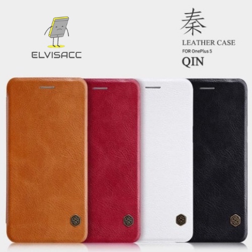 ONE PLUS 5 NILLKIN QIN LEATHER CASE