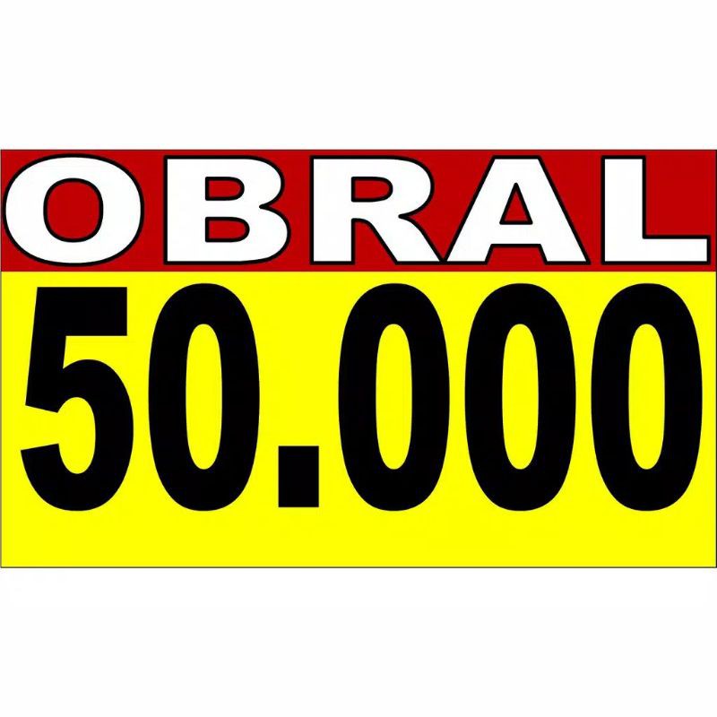 

Nominal obral 50.000 display