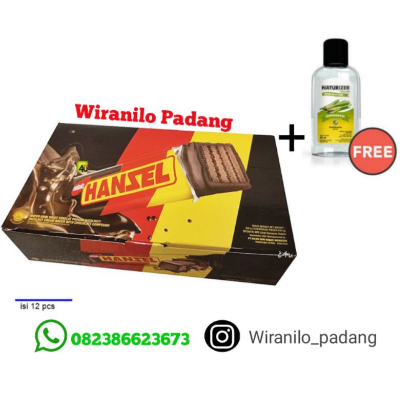 

Nabati Hanzel Wafer Cream Hezelnut 1 Box Isi 12 Pcs - Wiranilo Padang