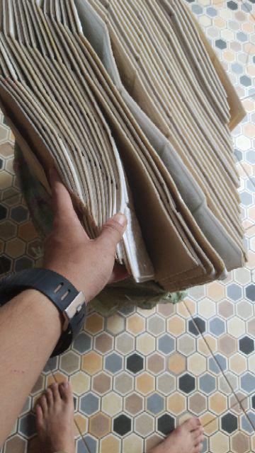 Wallpaper 3d Foam Batu Bata Modern Ukuran 70x77 Wall Sticker Interior