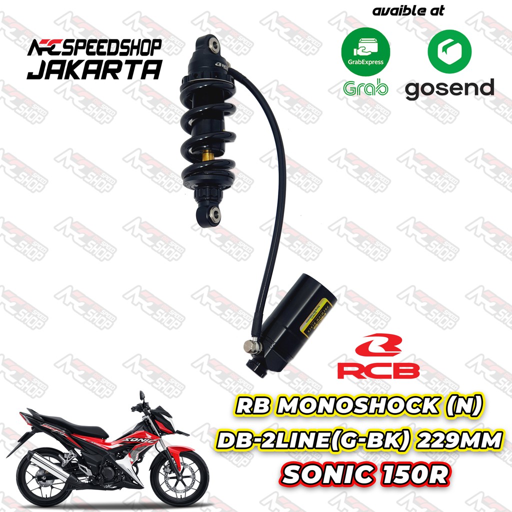 Shockbreaker / Monoshock RCB Honda Sonic 150R DB-2LINE 229MM SHOCK RCB
