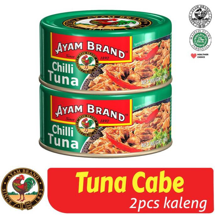

Promo Ikan Tuna Kaleng Cabe Ayam Brand 160Gr Isi 2 Pcs