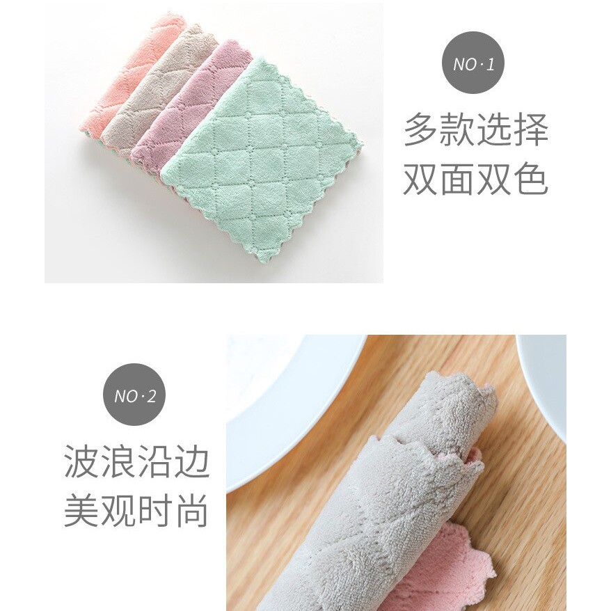 Kain Lap Serbet Pembersih Dapur Cleaning Cloth Ukuran 23 x 13 cm