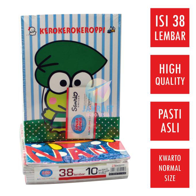

Buku Tulis Bergaris SiDU Isi 38 Lembar Kwarto Sinar Dunia BIG SALE