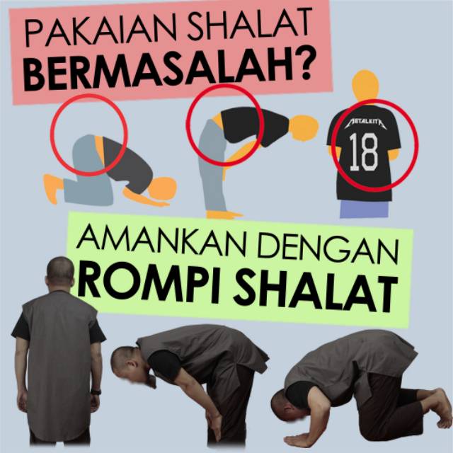 ROSAL CLASSIC ROMPI SHALAT SALAT SHOLAT SOLAT DEWASA PAKAIAN MUSLIM KURTA PRIA