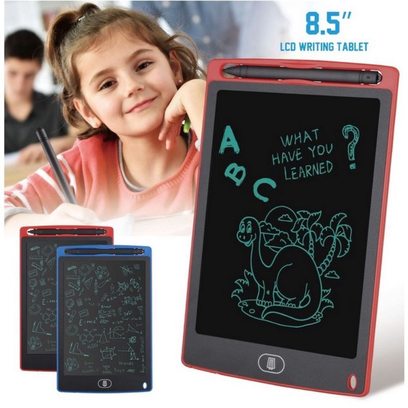 LCD Drawing Writing Tablet Anak dan Dewasa 8.5&quot; | Papan Tulis Gambar digital mainan anak pintar