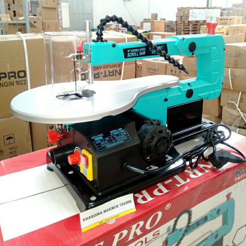 BIG SALE!!! NRT-PRO NORITA Scroll Saw 16 Inch Gergaji Triplek Ukir Jigsaw Duduk Jig Saw Mesin Scrollsaw