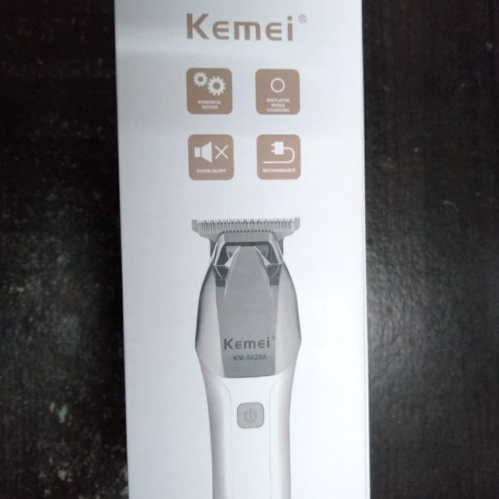 Kemei 5029A Mesin Alat Cukur Rambut Elektrik Hair Clipper 5029 KM5029A Original CAS USB