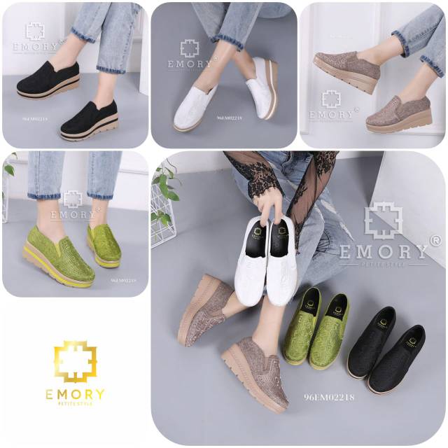 Sepatu Emory Daneya 96emo2218 original brand SEPATU WEDGES IMPORT BATAM MODEL TERBARU