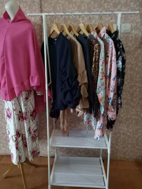 Triangle Stand Hanger Standing Rak Serbaguna Gantungan Serbaguna