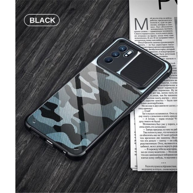 OPPO RENO6 RENO 6 4G / 5G SOFT CASE CAMO CAMERA PROTECTOR