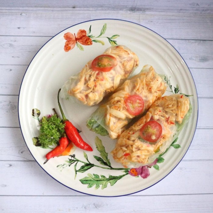 

Spicy Chicken Springroll