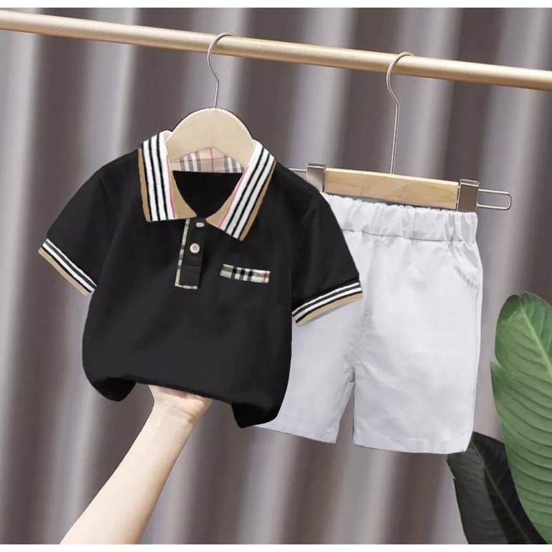 cod free ongkir setelan polo kerah salur bayi anak motif garis size 1-5 tahun bahan katun lembut terbaru best quality/ setelan polo kerah salur bayi anak laki laki/ setelan polo kerah salur bayi anak pria/ setelan polo kerah salur bayi anak cowo