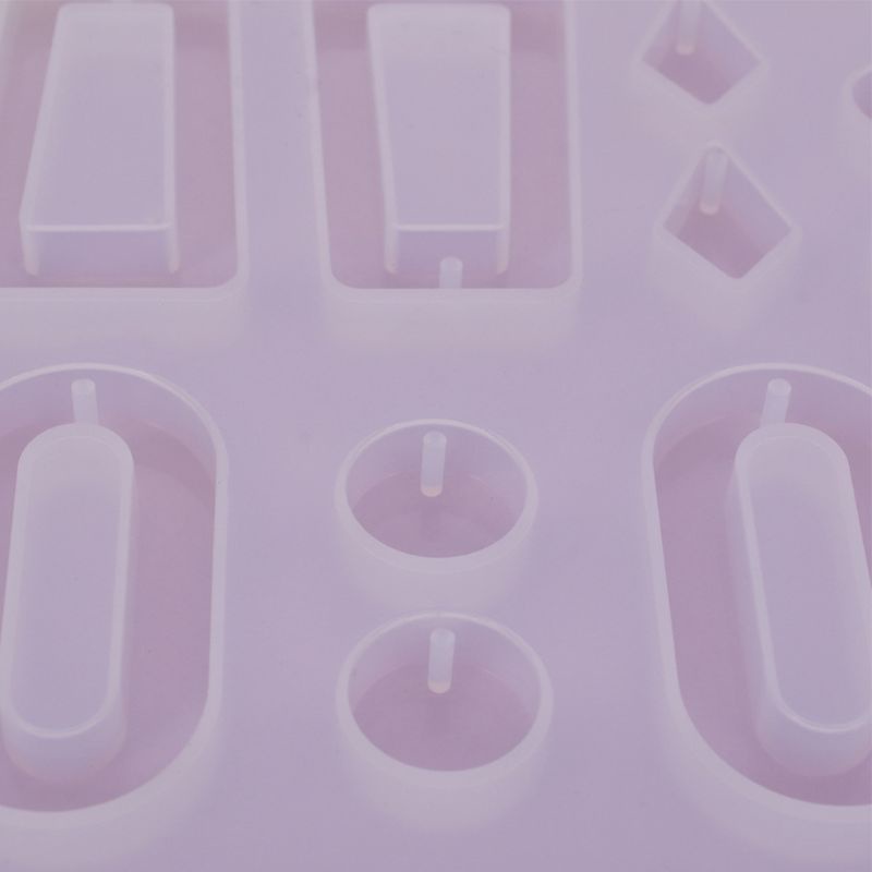 Siy 1 Set Cetakan Resin Epoksi Kristal Geometri Asimetris Handmade Diy Untuk Membuat Perhiasan