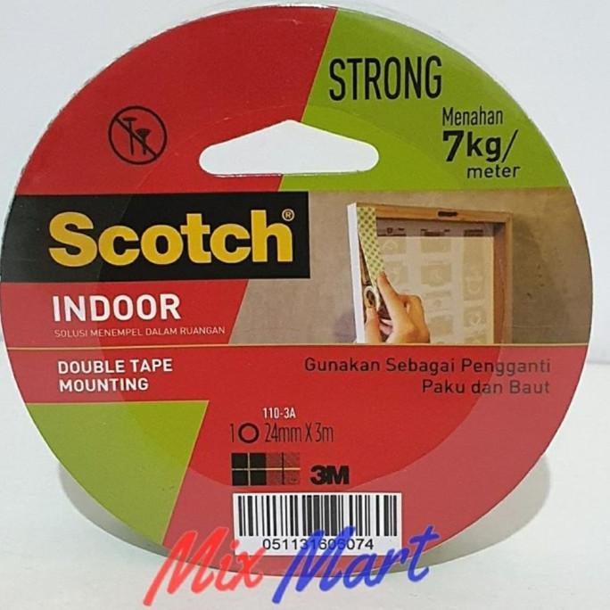 

ORDER-KIRIM Double Tape 3M 110-3a Scotch Mounting (24 mm x 3m) 7 kg