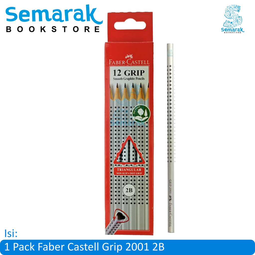 

Faber Castell Grip 2001 Pencil 2B [1 Pack/12 Pcs]