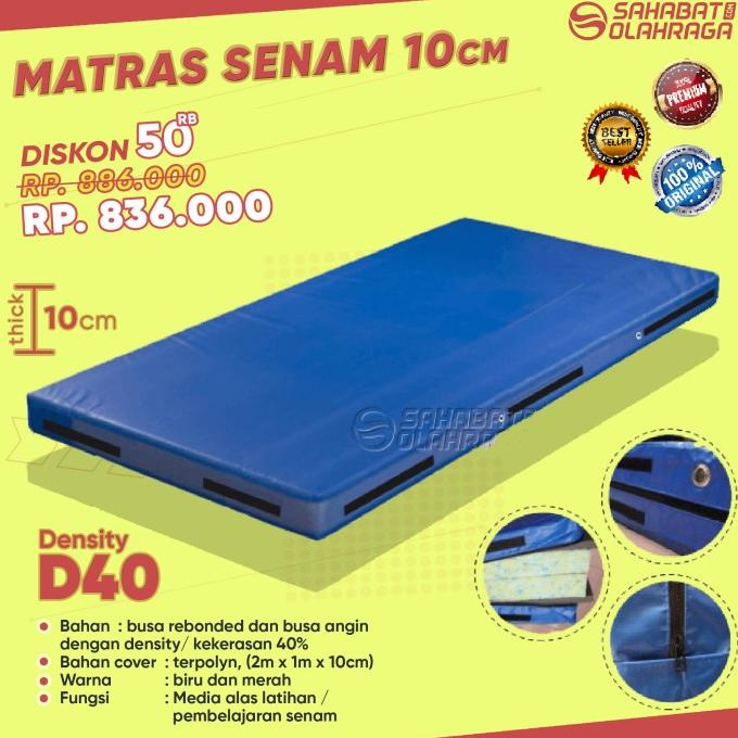 Matras Senam Lantai-Matras Senam Sekolah-Matras Olahraga Terapi 10cm