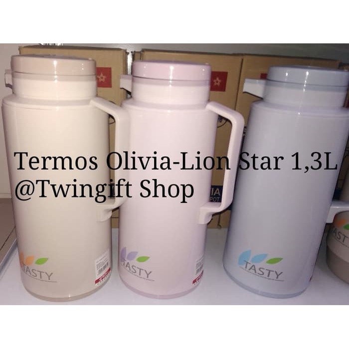 Termos Air Panas, Olivia-Lion Star, 1,3 Liter.(KHUSUS GOJEK).
