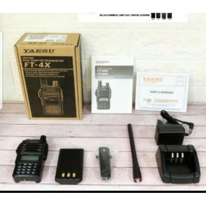 YAESU FT-4X DUA BAND ORIGINAL GARANSI RESMI YAESU FT 4X FT4X