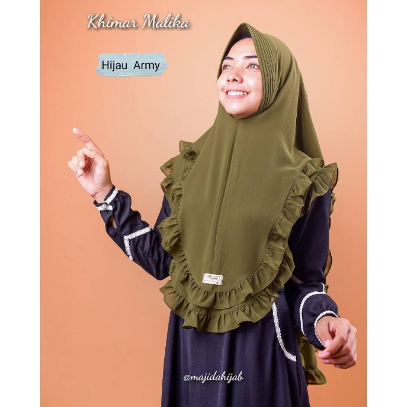 Hijab Khimar Babydoll Ceruty Malika Hijab ceruty Ceruty import Khimar ceruty babydoll Ceruty babydol