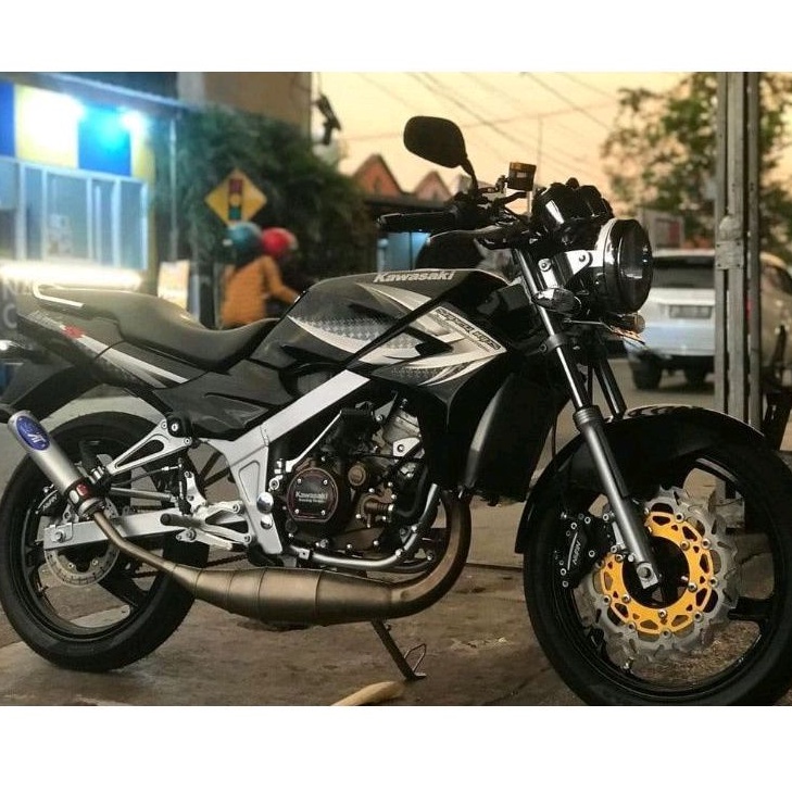 STRIPING LIST STIKER NINJA SS TAHUN 2012 HITAM SILVER STIKER NINJA SS 2012